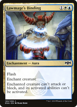 Lawmage's Binding (RNA-190) - Ravnica Allegiance