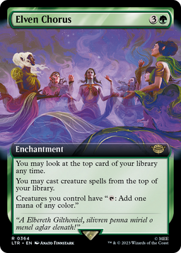 Elven Chorus (Extended Art) (LTR-364) - The Lord of the Rings: Tales of Middle-earth: (Extended Art)