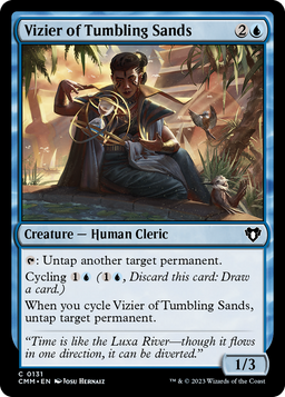 Vizier of Tumbling Sands (CMM-131) - Commander Masters Foil