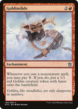 Goblinslide (KTK-109) - Khans of Tarkir Foil