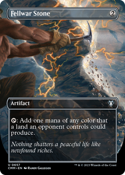 Fellwar Stone (Borderless) (CMM-657) - Commander Masters Foil