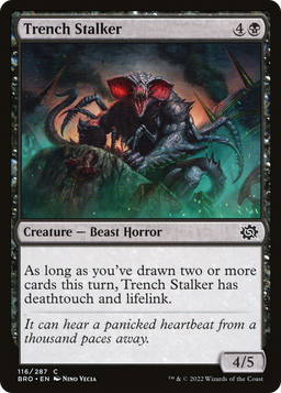 Trench Stalker (BRO-116) - The Brothers' War Foil