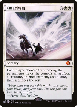 Cataclysm (LIST-003/015) - The List