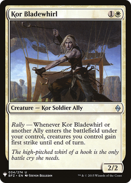 Kor Bladewhirl (LIST-BFZ-34) - The List