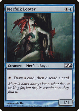 Merfolk Looter (M12-065) - Magic 2012