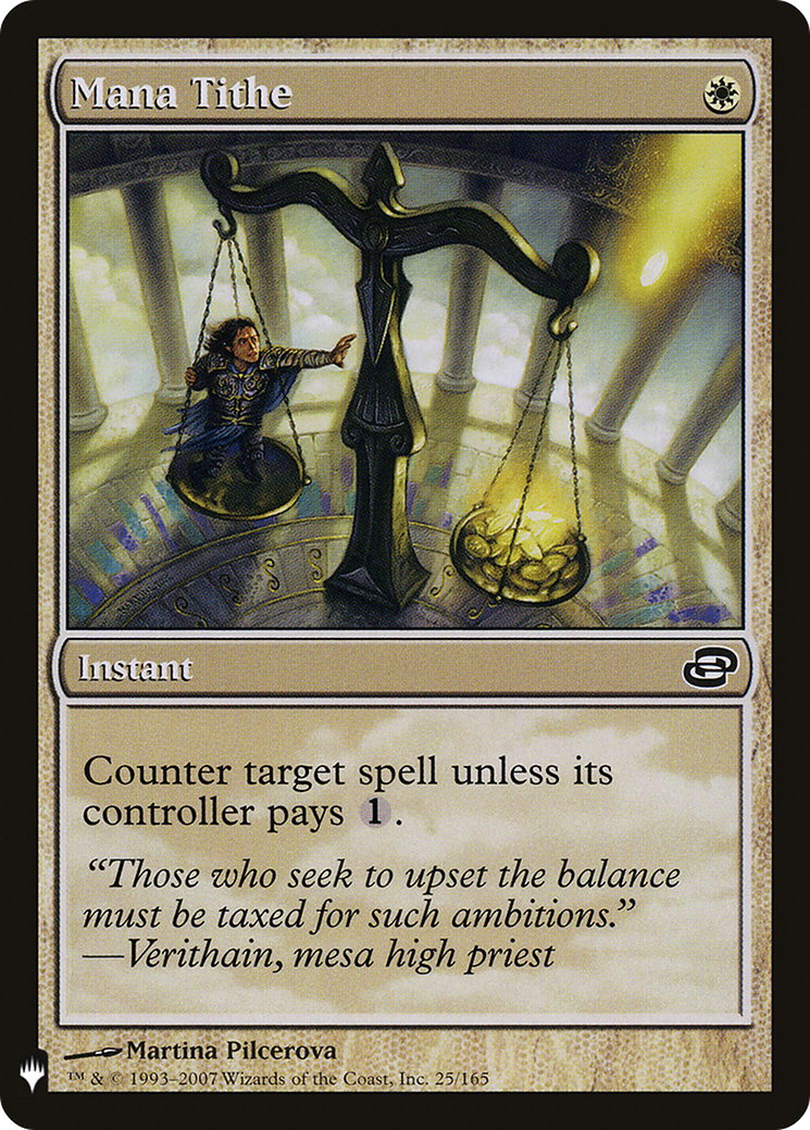 Mana Tithe (LIST-25/165) - The List: (colorshifted)