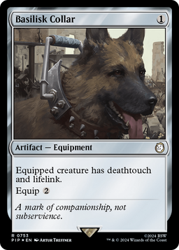 Basilisk Collar (Surge Foil) (PIP-753) - Fallout Foil