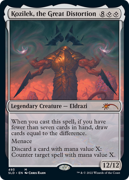 Kozilek, the Great Distortion (SLD-493) - Secret Lair Drop