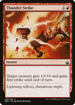 Thunder Strike (BBD-185) - Battlebond Foil