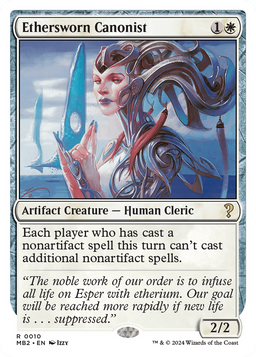 Ethersworn Canonist (White Border) (MB2-010) - Mystery Booster 2