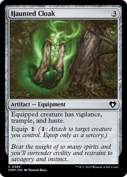 Haunted Cloak (CMM-389) - Commander Masters