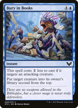 Bury in Books (STX-039) - Strixhaven: School of Mages