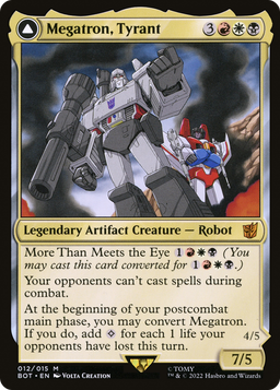 Megatron, Tyrant (BOT-012) - Transformers: (convertdfc) Foil