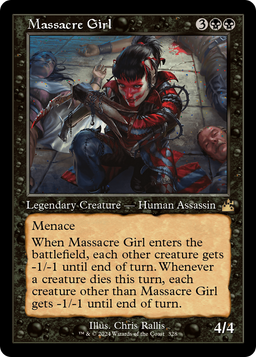Massacre Girl (Retro Frame) (RVR-328) - Ravnica Remastered