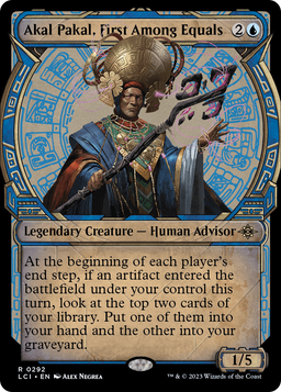 Akal Pakal, First Among Equals (Showcase) (LCI-292) - The Lost Caverns of Ixalan: (Showcase)