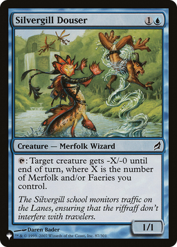 Silvergill Douser (LIST-87/301) - The List