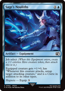 Sage's Nouliths (Surge Foil) (FIN-582) - FINAL FANTASY Foil