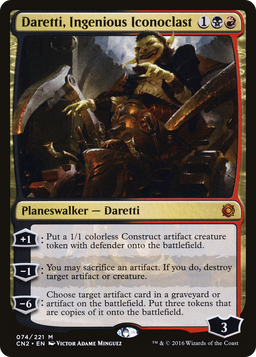 Daretti, Ingenious Iconoclast (CN2-074) - Conspiracy: Take the Crown Foil