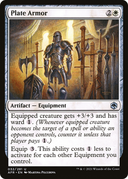 Plate Armor (AFR-032) - Adventures in the Forgotten Realms