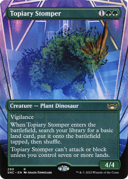 Topiary Stomper (Borderless) (SNC-290) - Streets of New Capenna