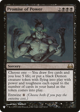 Promise of Power (LIST-54/62) - The List