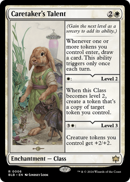Caretaker's Talent (BLB-006) - Bloomburrow Foil
