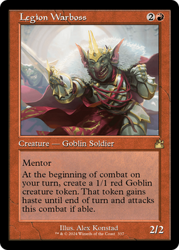 Legion Warboss (Retro Frame) (RVR-337) - Ravnica Remastered Foil