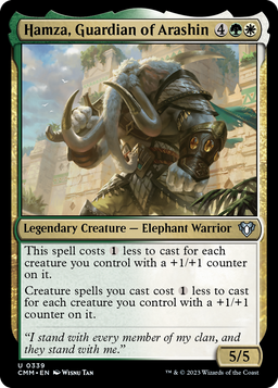 Hamza, Guardian of Arashin (CMM-339) - Commander Masters Foil