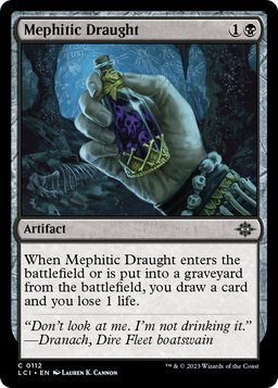 Mephitic Draught (LCI-112) - The Lost Caverns of Ixalan Foil