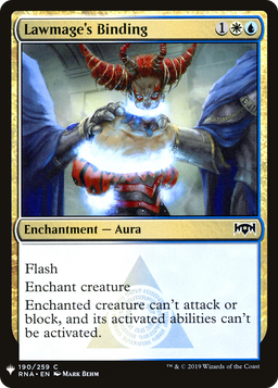Lawmage's Binding (LIST-RNA-190) - The List