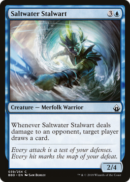 Saltwater Stalwart (BBD-039) - Battlebond Foil