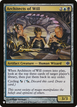 Architects of Will (LIST-ARB-17) - The List