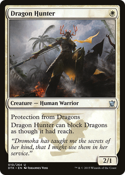 Dragon Hunter (DTK-010) - Dragons of Tarkir