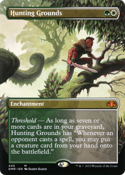 Hunting Grounds (Borderless) (DMR-445) - Dominaria Remastered