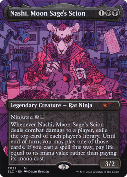 Nashi, Moon Sage's Scion (SLC-2022) - Secret Lair Countdown Kit (Borderless) Foil