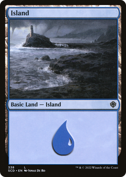 Island (338) (SCD-338) - Starter Commander Decks