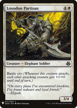 Loxodon Partisan (LIST-017) - The List