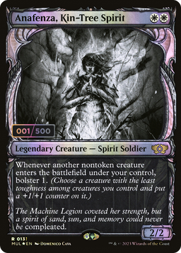 Anafenza, Kin-Tree Spirit (Serial Numbered) (MUL-131) - Multiverse Legends: (Showcase) Foil