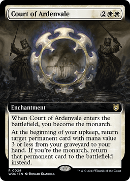 Court of Ardenvale (Extended Art) (WOC-029) - Wilds of Eldraine Commander: (Extended Art)