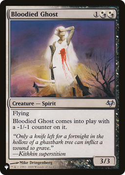 Bloodied Ghost (LIST-83/180) - The List