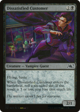 Dissatisfied Customer (Galaxy Foil) (UNF-358) - Unfinity Foil