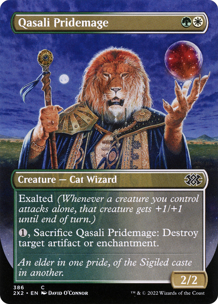 Qasali Pridemage (Borderless) (2X2-386) - Double Masters 2022 Foil