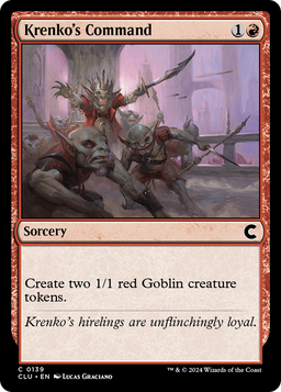 Krenko's Command (CLU-139) - Ravnica: Clue Edition