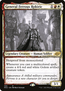 General Ferrous Rokiric (Showcase) (MH2-366) - Modern Horizons 2: (Showcase) Foil