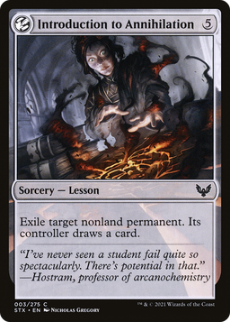 Introduction to Annihilation (STX-003) - Strixhaven: School of Mages: (lesson)