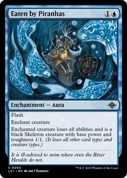 Eaten by Piranhas (LCI-054) - The Lost Caverns of Ixalan Foil