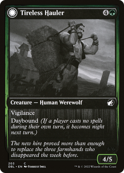 Tireless Hauler (DBL-203) - Innistrad: Double Feature: (Double Faced Transform)