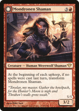 Mondronen Shaman (DKA-098) - Dark Ascension: (Double Faced Transform) Foil