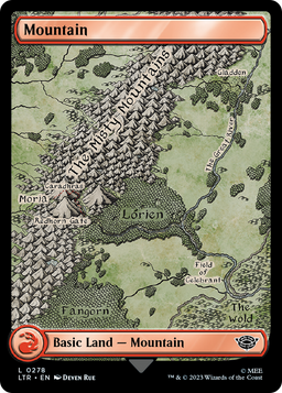 Mountain (0278) (LTR-278) - The Lord of the Rings: Tales of Middle-earth Foil