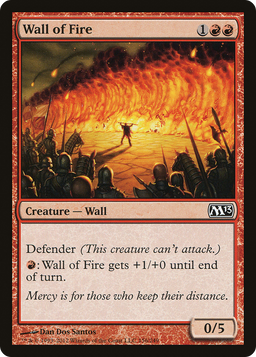 Wall of Fire (M13-156) - Magic 2013